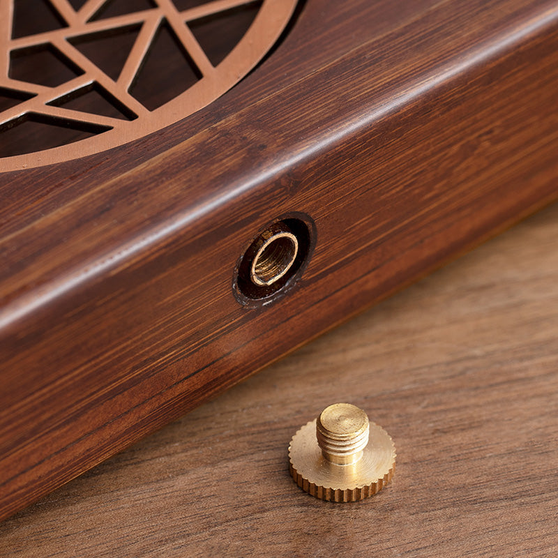 Just right - Bamboo tea tray with drainage