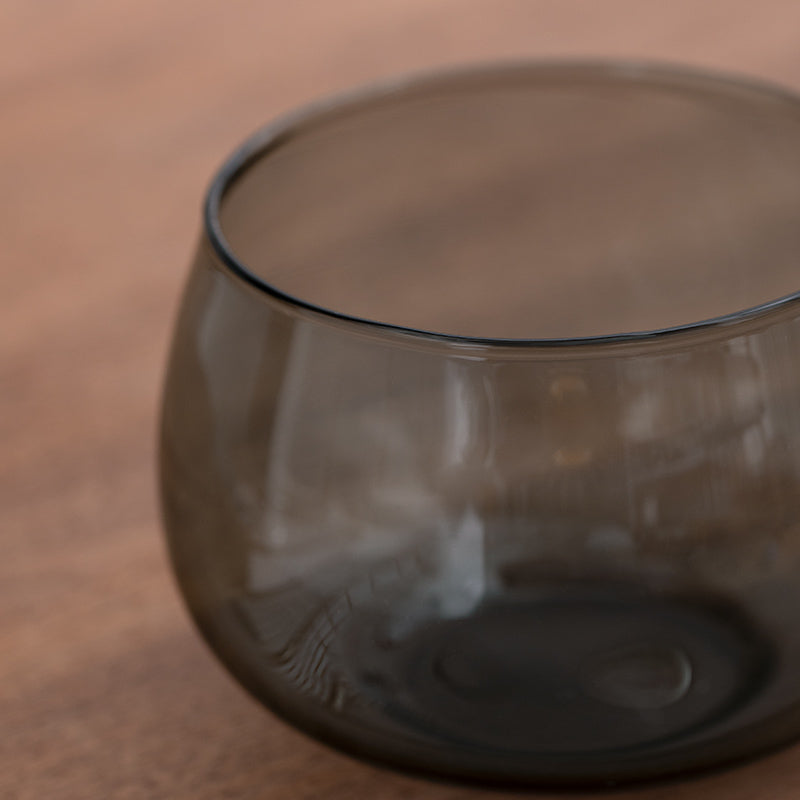 Daily Escape -  glass mug with infuser and saucer