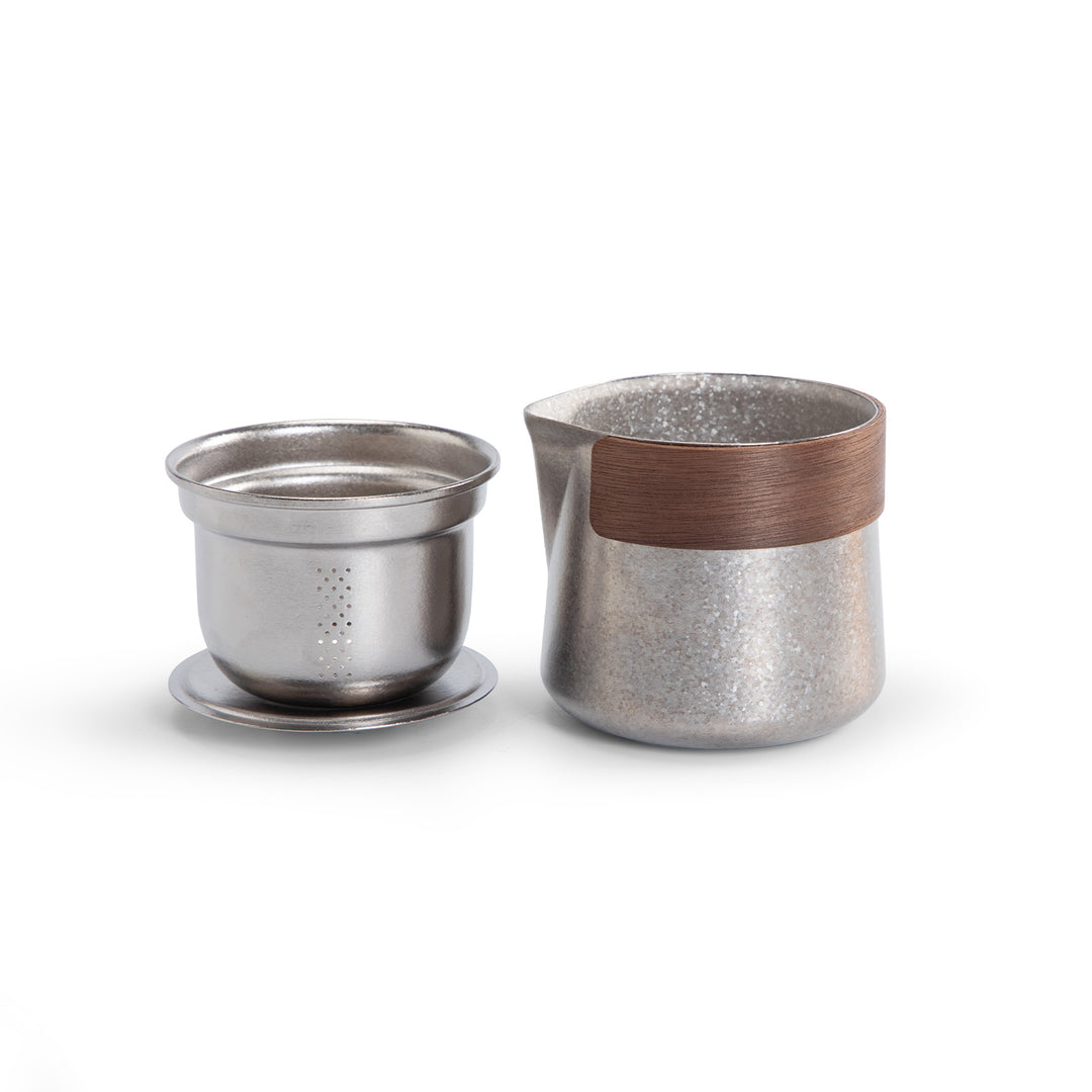 Cryolite  - Personalized Titanium travel tea set