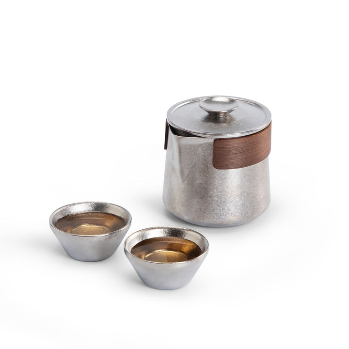 Cryolite  - Personalized Titanium travel tea set