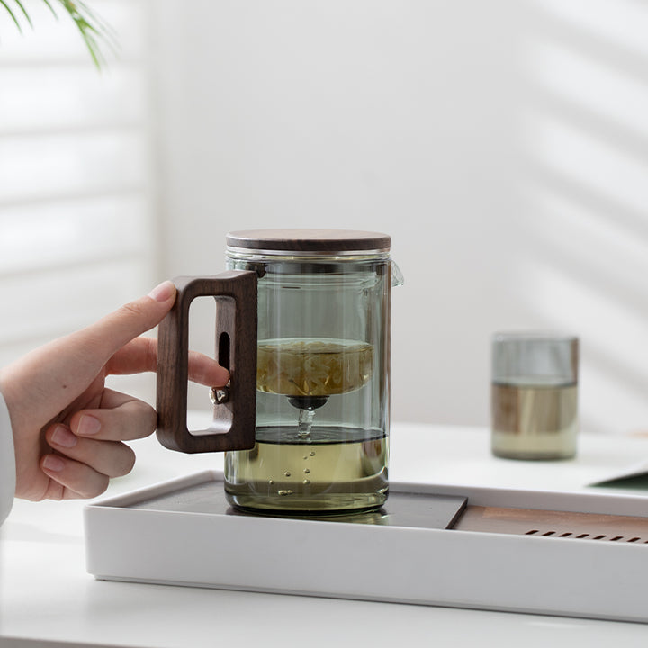 Ease - Semi automatic glass teapot | lazy teapot