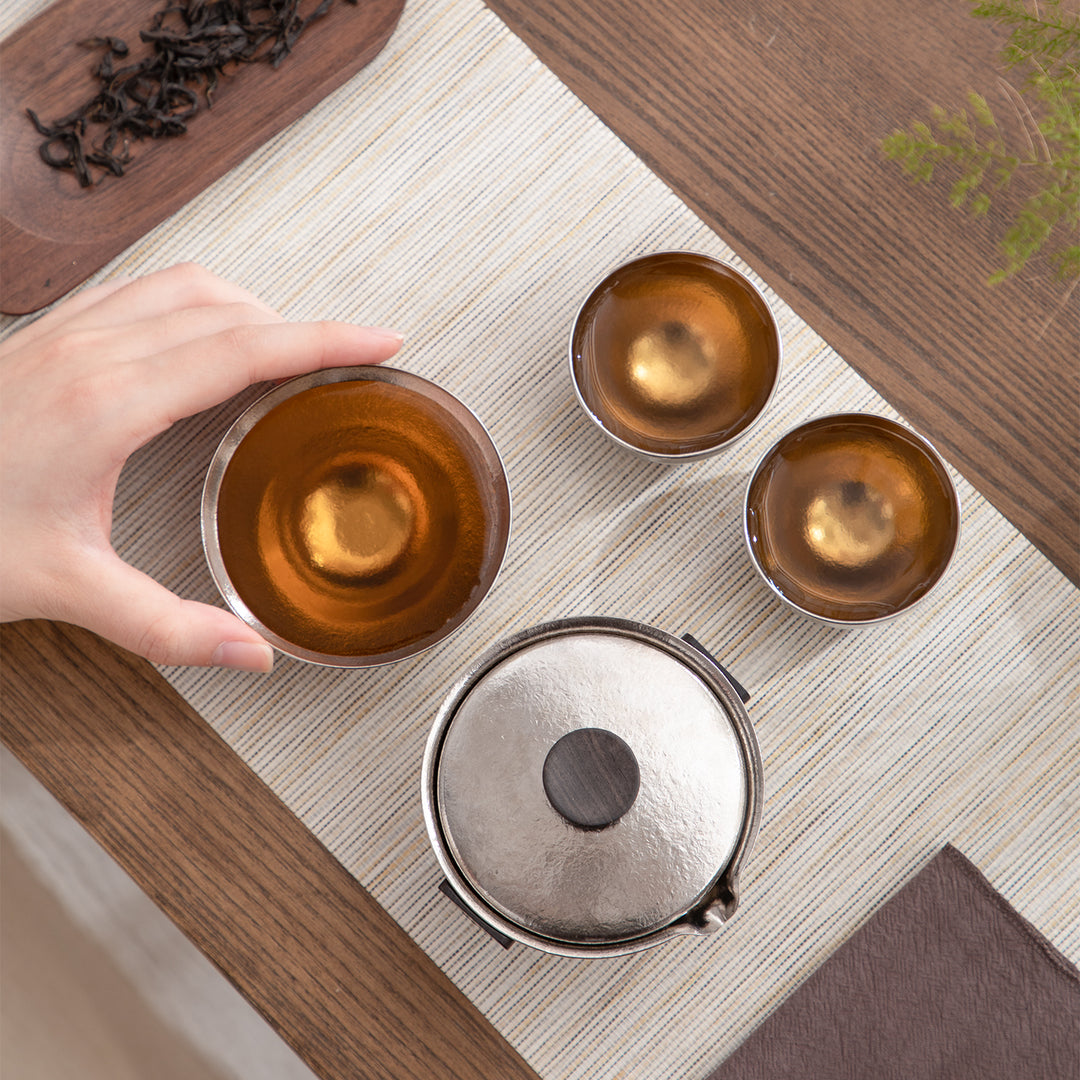 Serene  - Luxury Titanium travel tea set