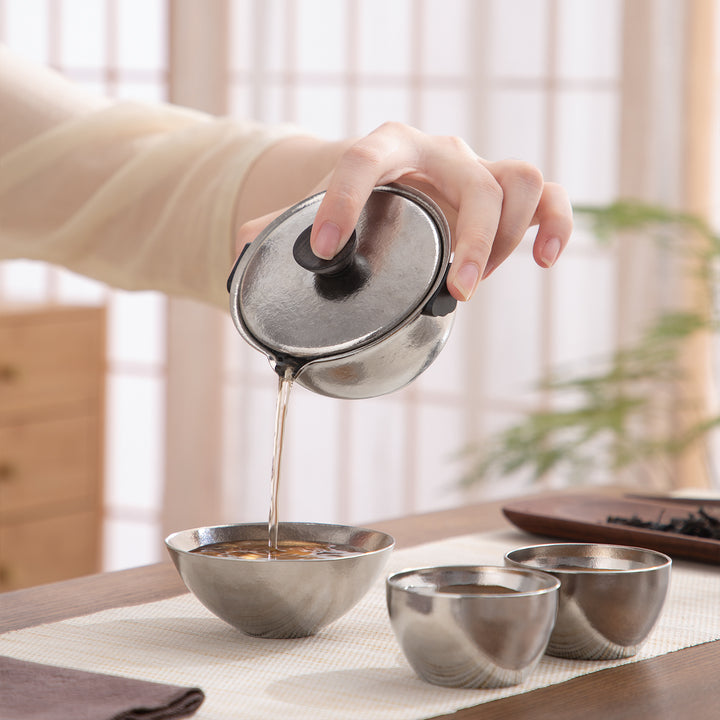 Serene  - Luxury Titanium travel tea set
