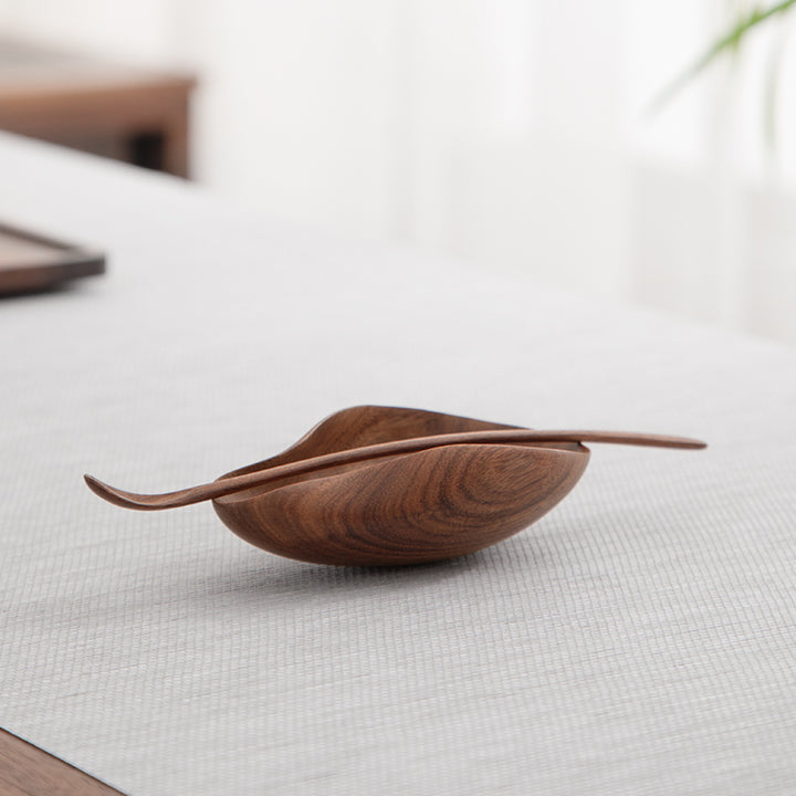 Flow - Handmade African twig wood Tea Rule and spoon set