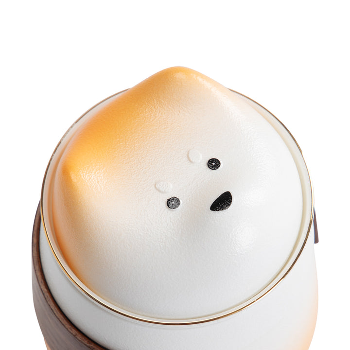 Shiba Inu - Ceramic tea mug with lid