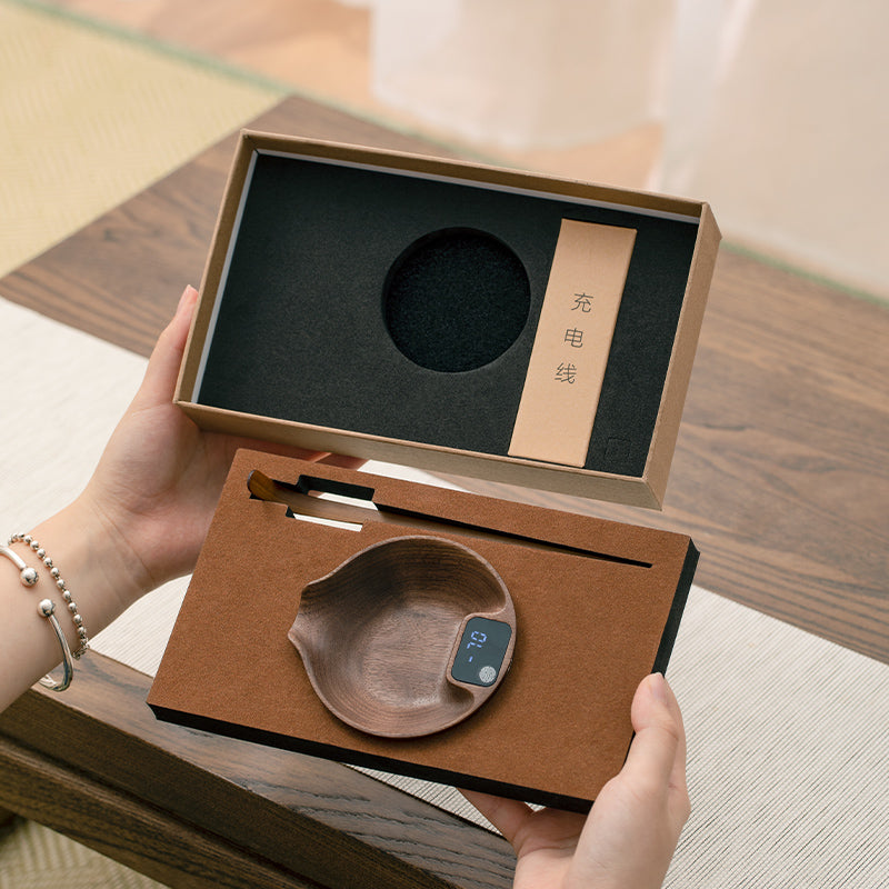 Personalized wood digital scale