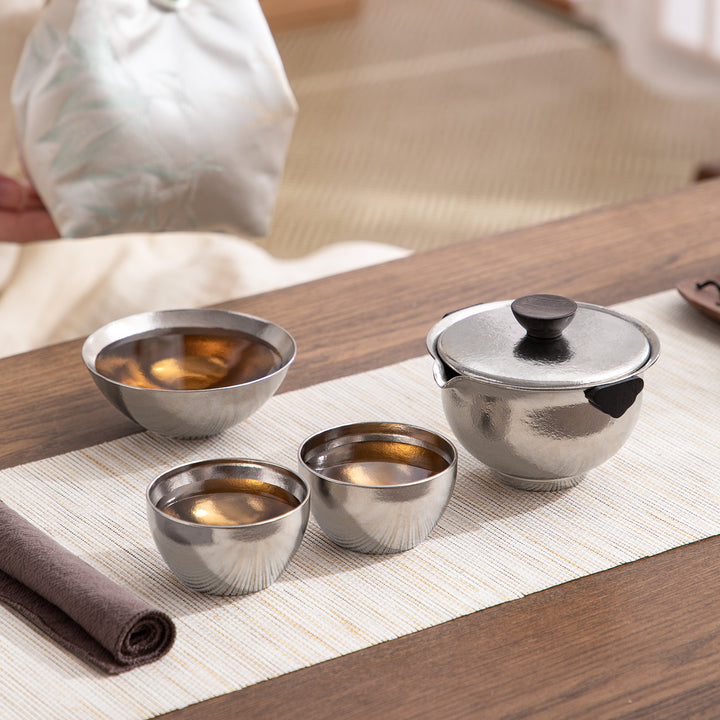Serene  - Luxury Titanium travel tea set