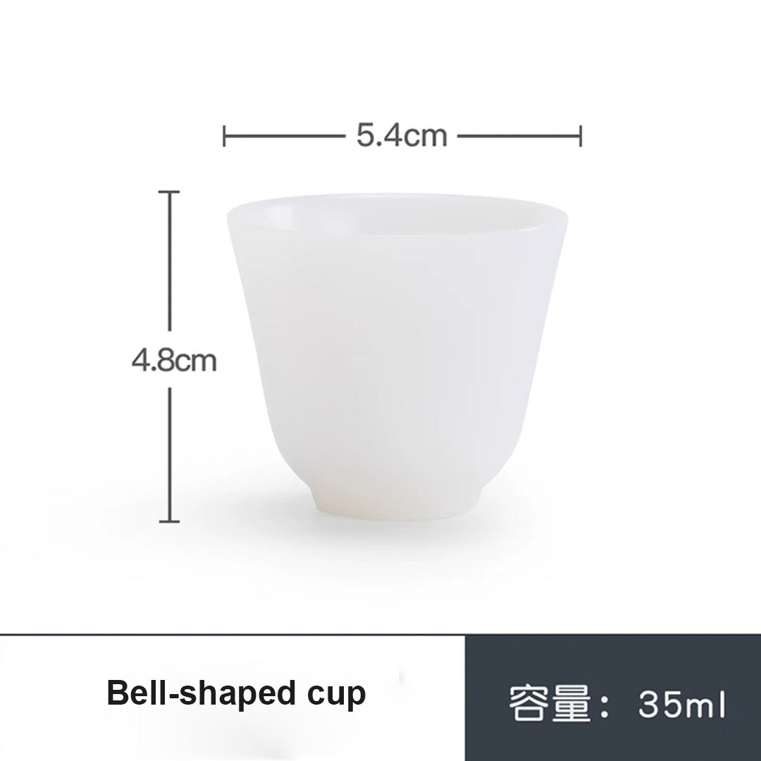 ice jade porcelain tea cup 35ml