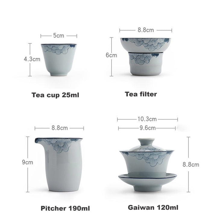 Drishti - vintage Gaiwan tea ceremony set