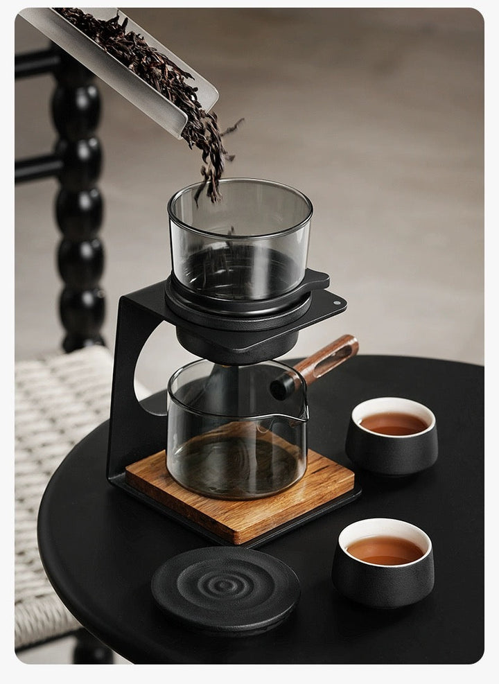 automatic teapot with cups set