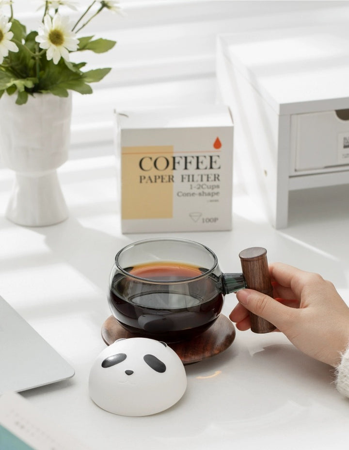 Personalized Panda coffee/tea mug with saucer