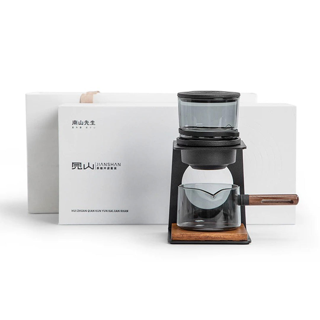 See the mountain - Semi automatic glass tea set | coffee & tea maker | luxury tea gift set