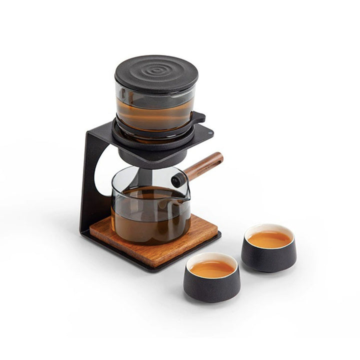 semi automatic teapot with cups set