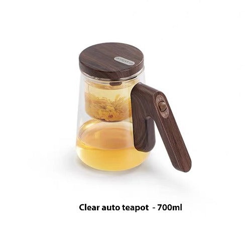 Semi automatic glass teapot - Timing 22oz glass Tea kettle | hostess gift - Teaware Space