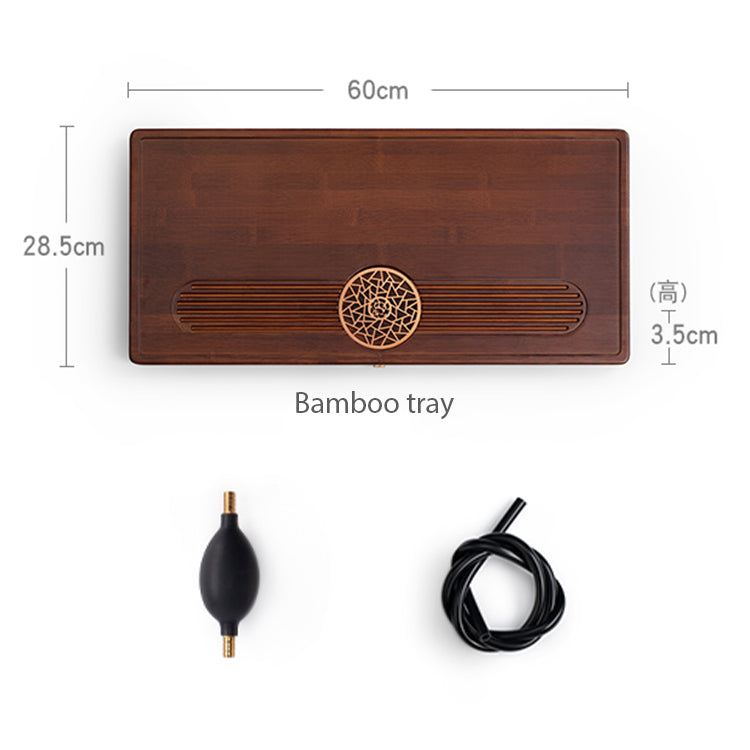 vintage bamboo tea tray for yoga studio