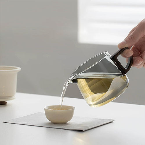 All-in-one travel tea set for two | 1 teapot 3 cups and 1 case | gift for tea lovers