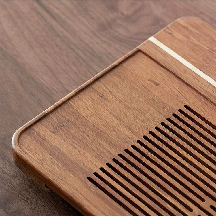 Inner Horizon - Natural heavy Bamboo tea serving tray