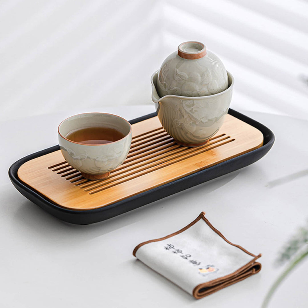 Persimmon - Travel tea cup set for two