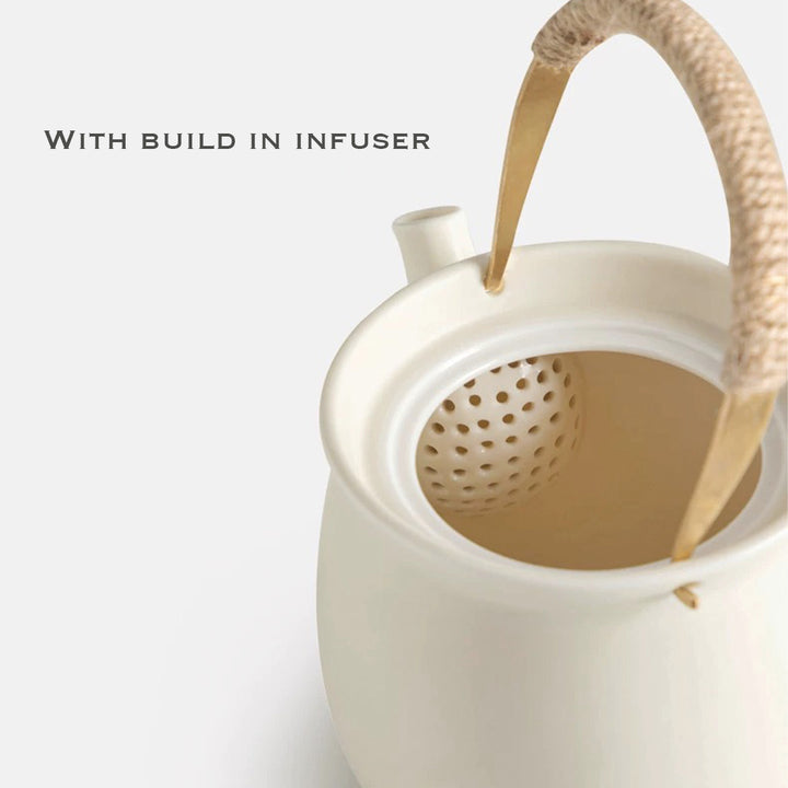 teapot with infuser