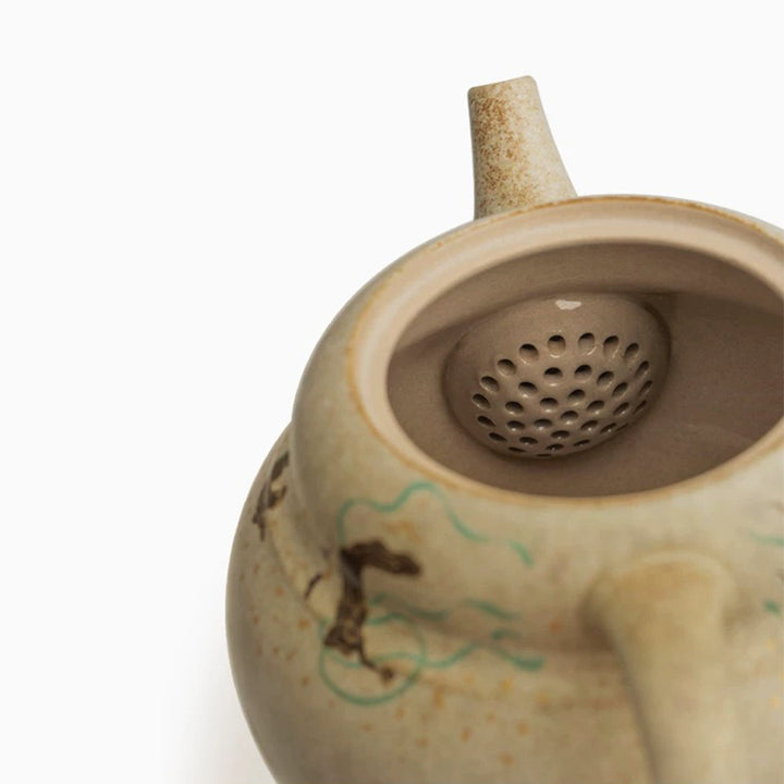 Mogao Grottoes - Vintage teapot with cups set