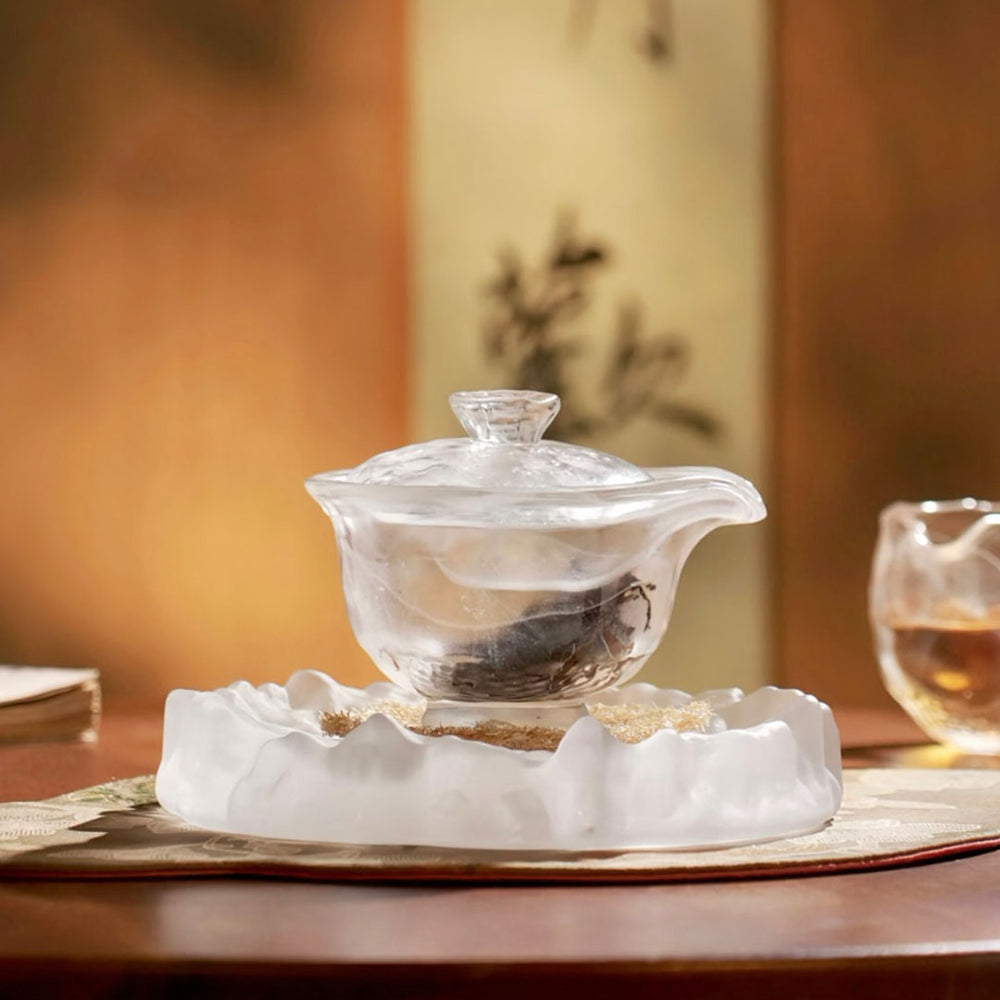 Angle - Hand crafted  Gaiwan tea set - Teaware Space