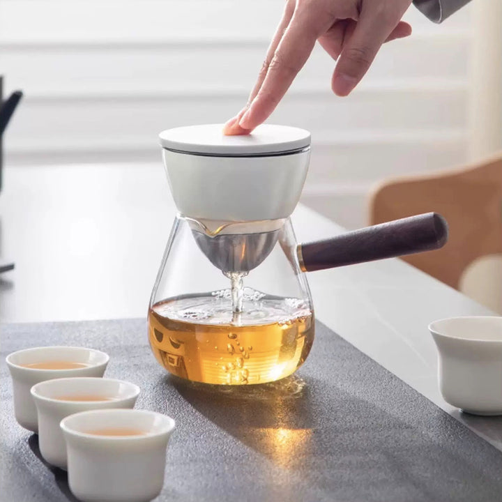white automatic tea makers | personalized tea set