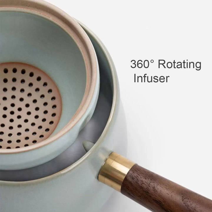 teapot with infuser
