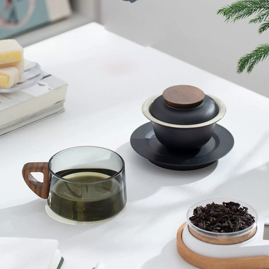 Soulmate - Personalized  6.8oz coffee/tea cup with infuser and sacuer set - Teaware Space