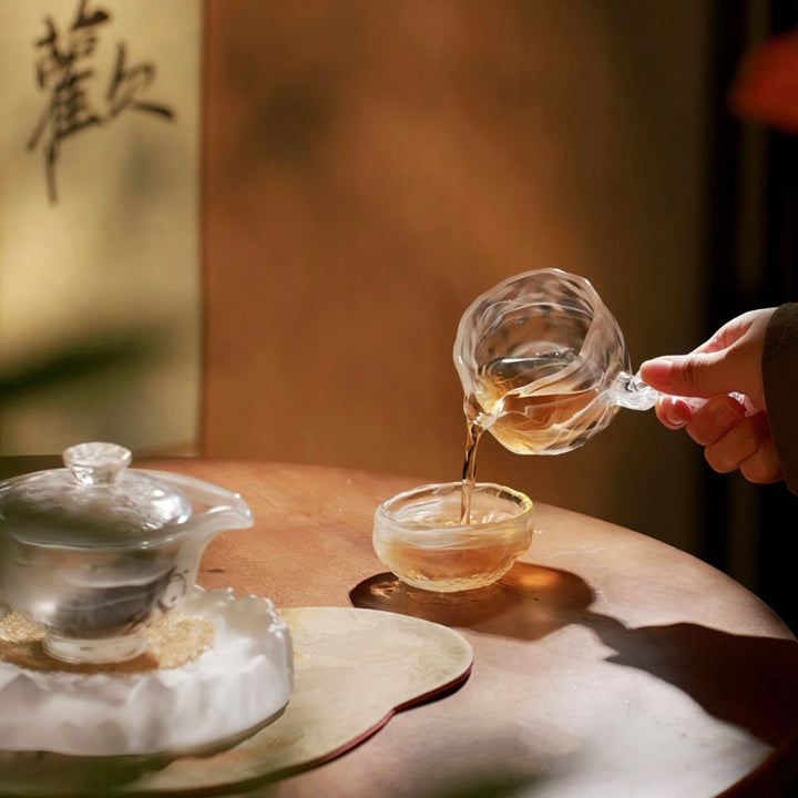 Angle - Hand crafted  Gaiwan tea set - Teaware Space