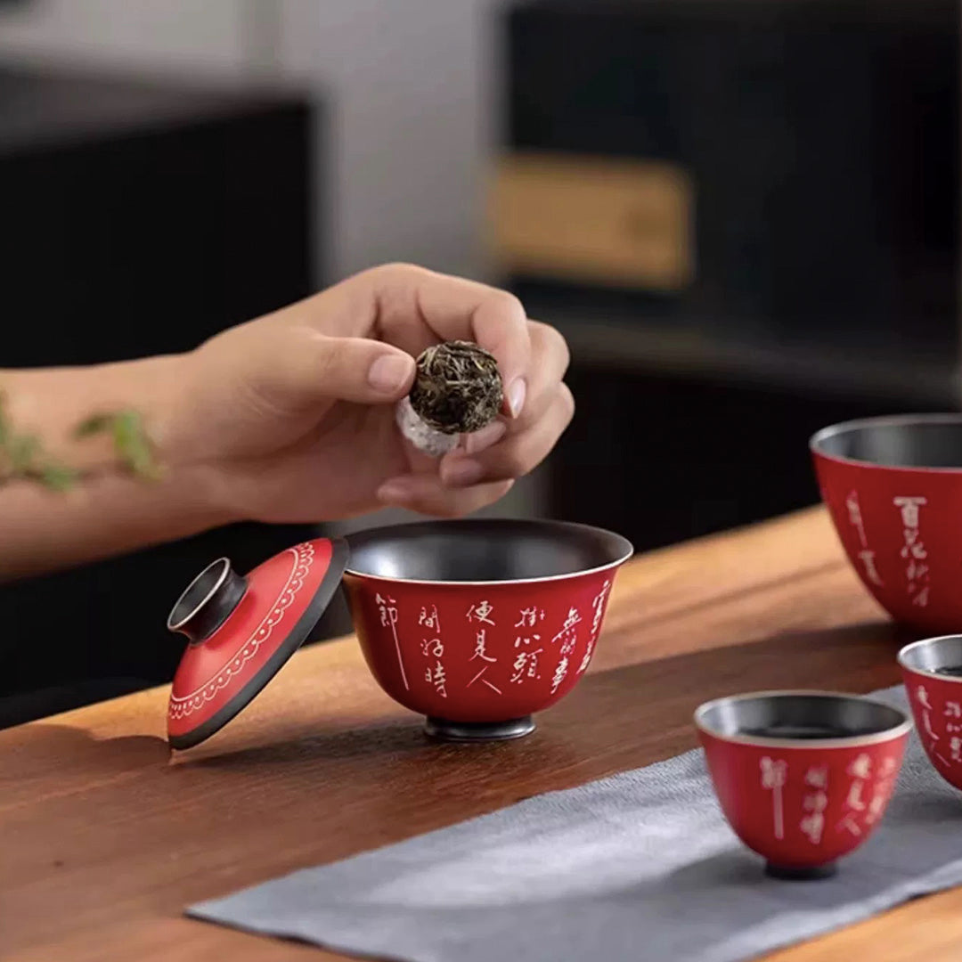 portable tea set for tea ceremony