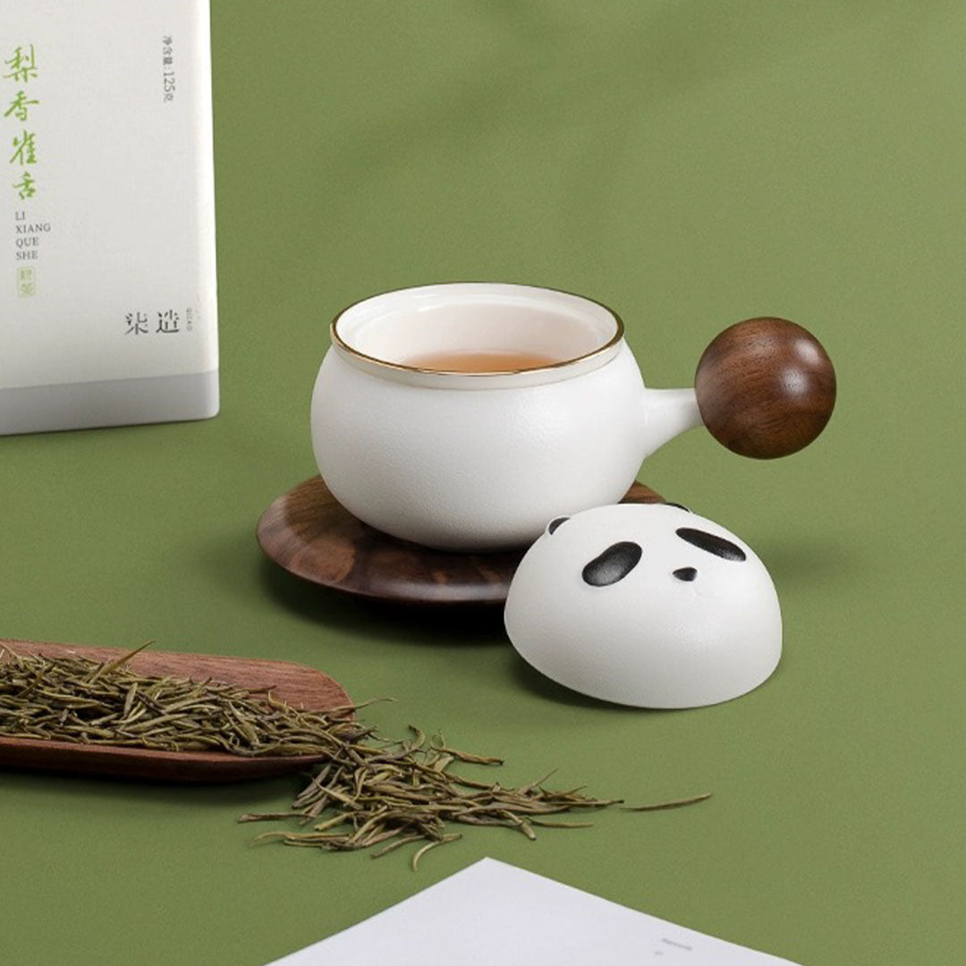 Personalized panda mug with name