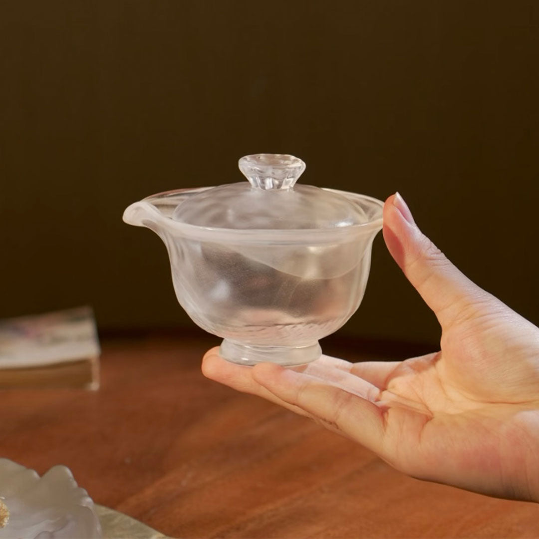 Angle - Hand crafted  Gaiwan tea set - Teaware Space