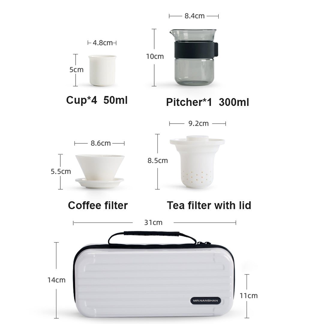 Minimal travel drip coffee maker