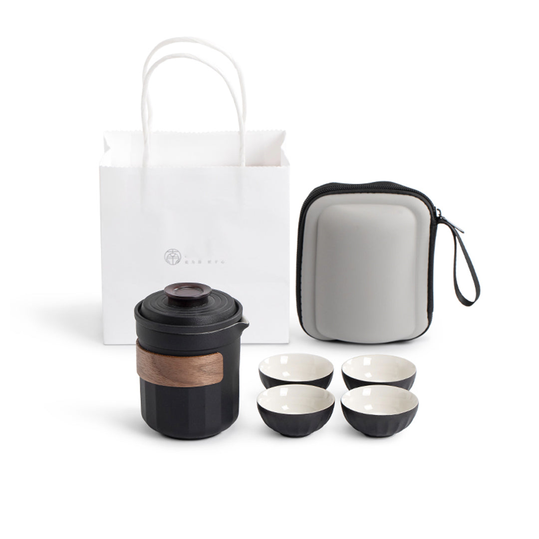 lightweight porcelain travel tea set