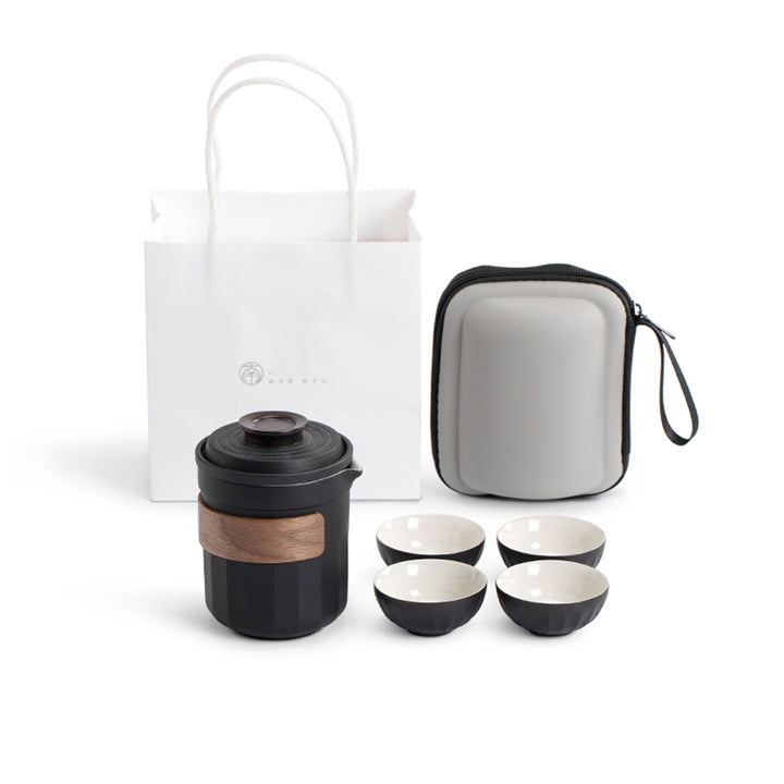 lightweight porcelain travel tea set