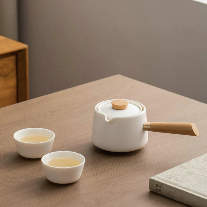 Passion - Cozy ceramic Travel tea set for two