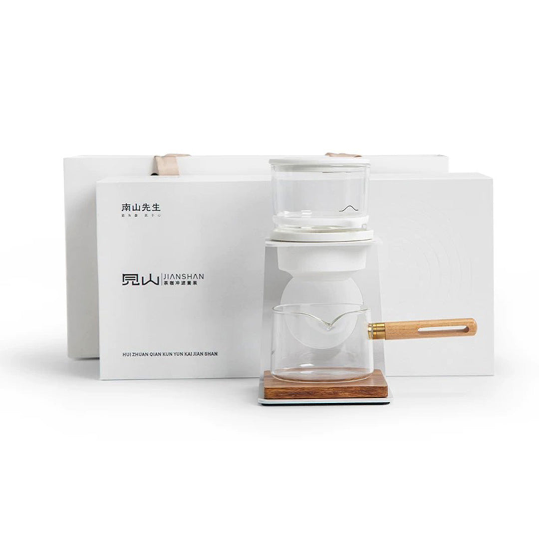 See the mountain - Semi automatic glass tea set | coffee & tea maker | luxury tea gift set