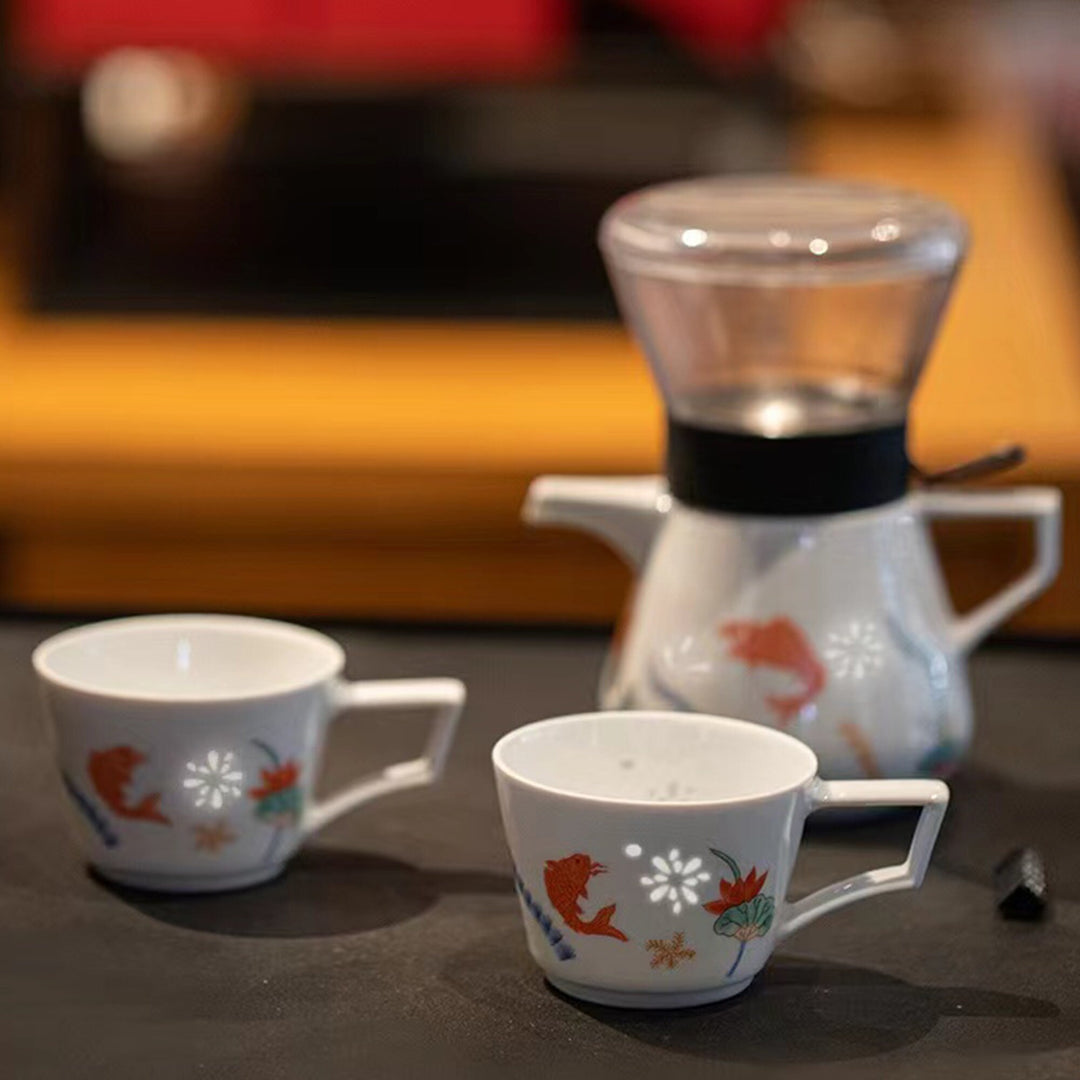 Magical Coffee/Tea maker | 1 teapot 2 cups| Engagement/wedding gift - Teaware Space