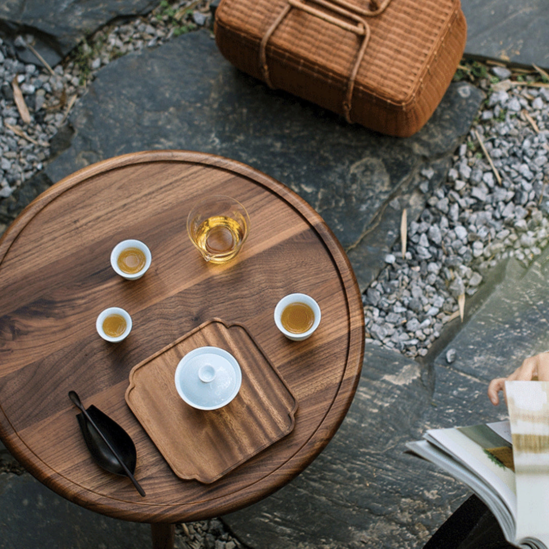 All-in-one travel tea set kungfu | ceramic Chinese Gaiwan set