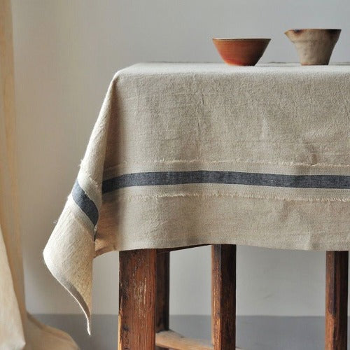 custom size cotton tablecloth | wedding table decor | French style tablecloth