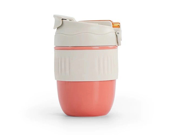 Outdoor 11oz small ceramic Tumbler | Cute Travel Mug with Lid and Straw