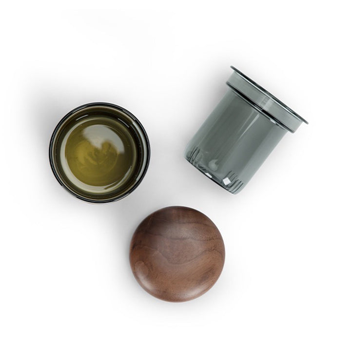 Personalized Unique Tea cup with Lid and infuser | Glass latte mug - Teaware Space