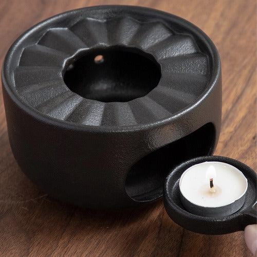 Ceramic candle stove for sake