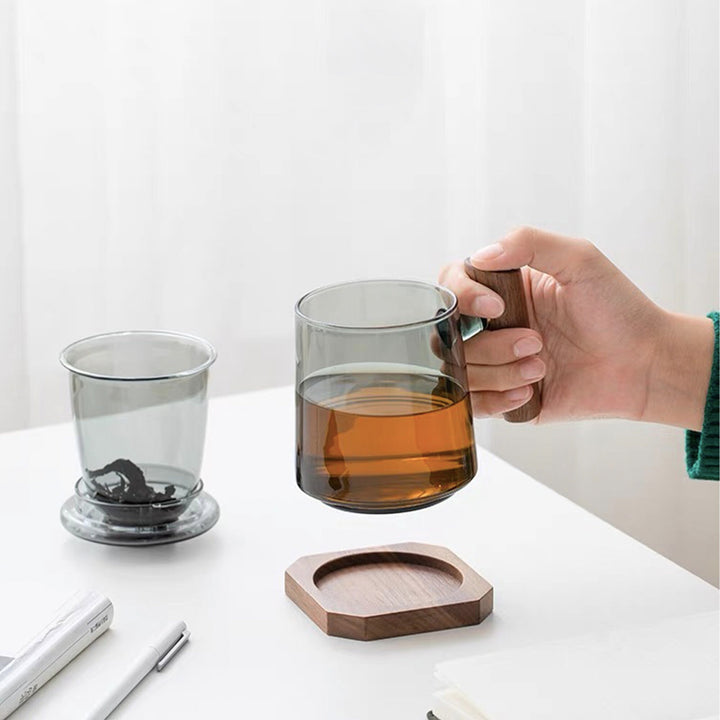 Tasse à thé en verre personnalisée | Tasse à café de 13,5 onces