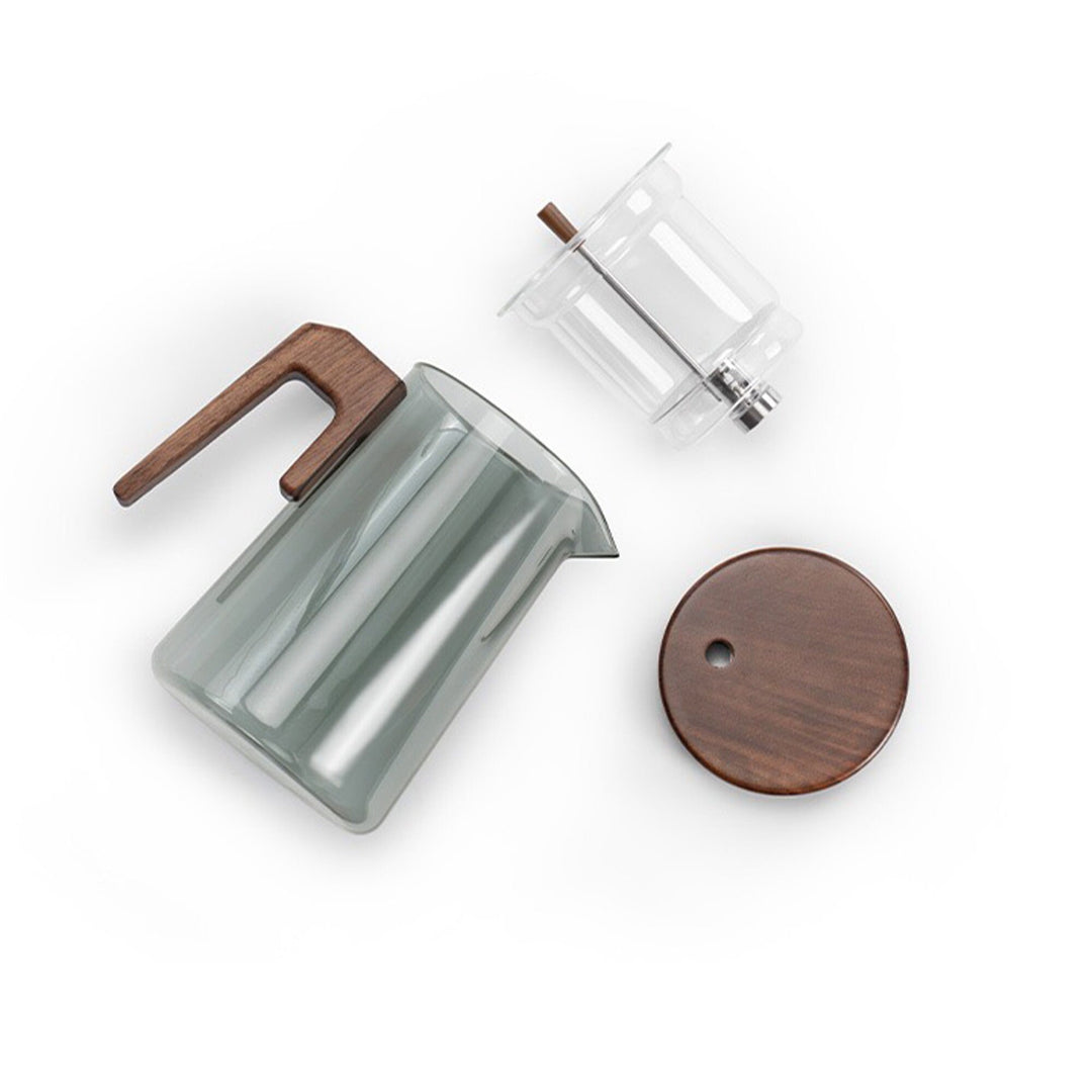 Semi automatic glass Teapot  | Flower/tea/coffee pitcher | Birthday gift - Teaware Space