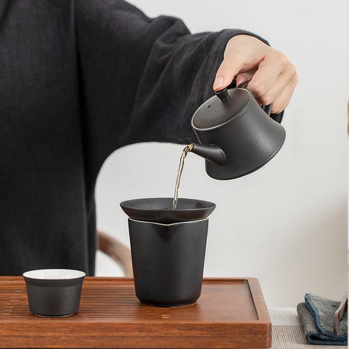Small unique ceramic 150ml teapot with infuse - Teaware Space