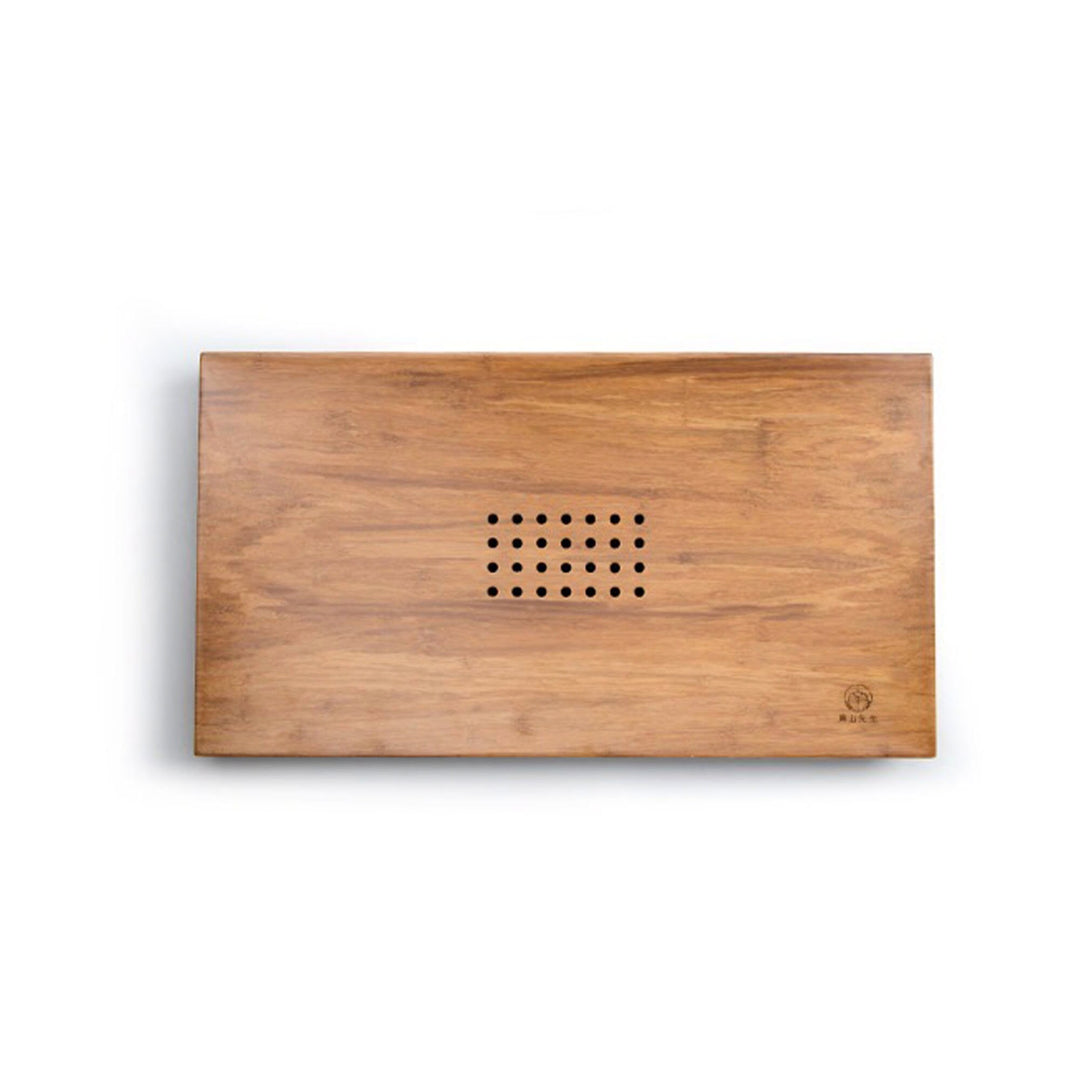 Natural Bamboo  tea tray with water storage - Teaware Space