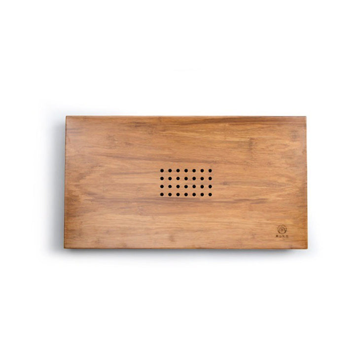 Natural Bamboo  tea tray with water storage - Teaware Space