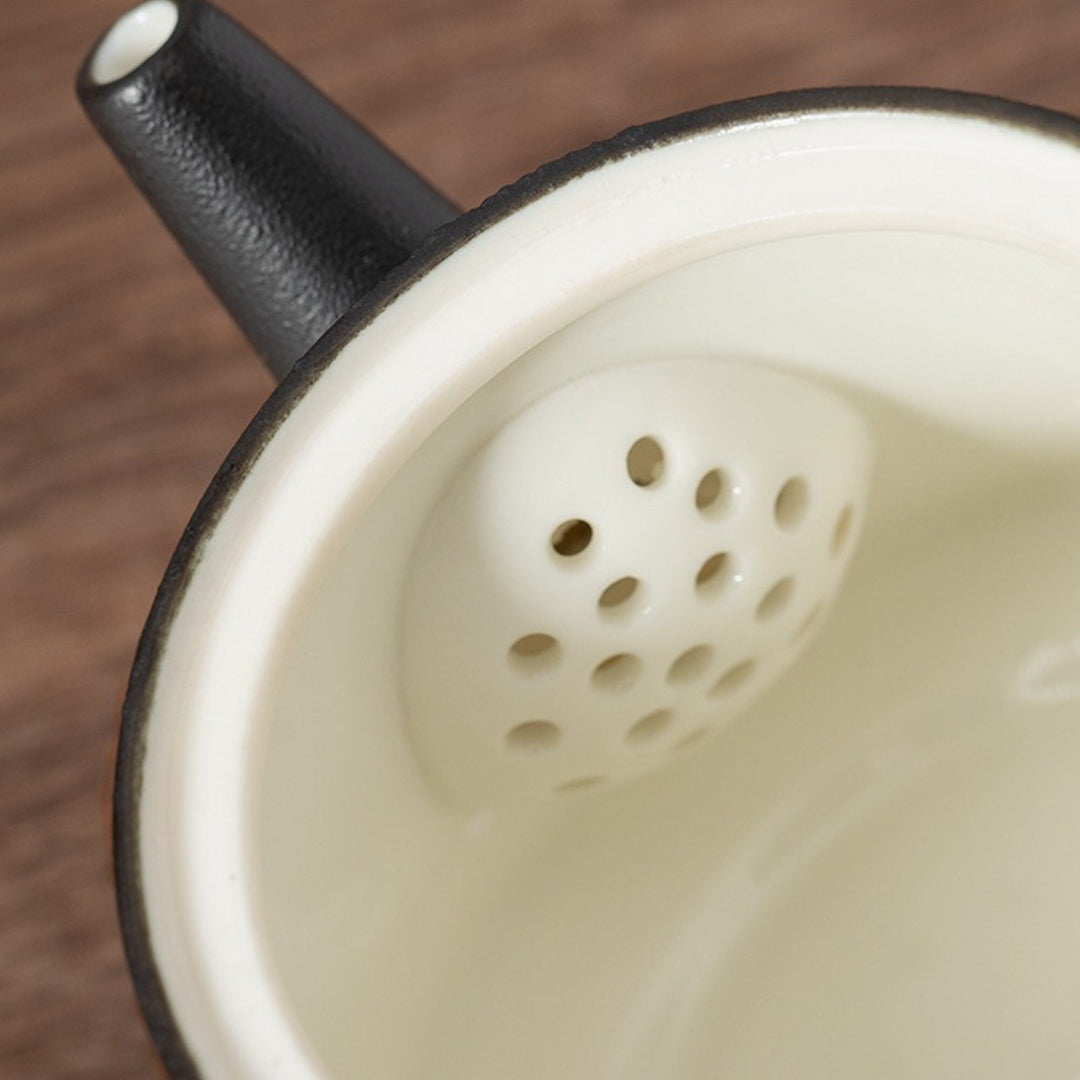 Small unique ceramic 150ml teapot with infuse - Teaware Space