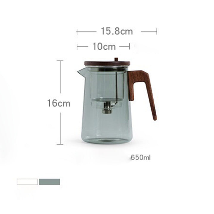 Semi automatic glass Teapot  | Flower/tea/coffee pitcher | Birthday gift - Teaware Space